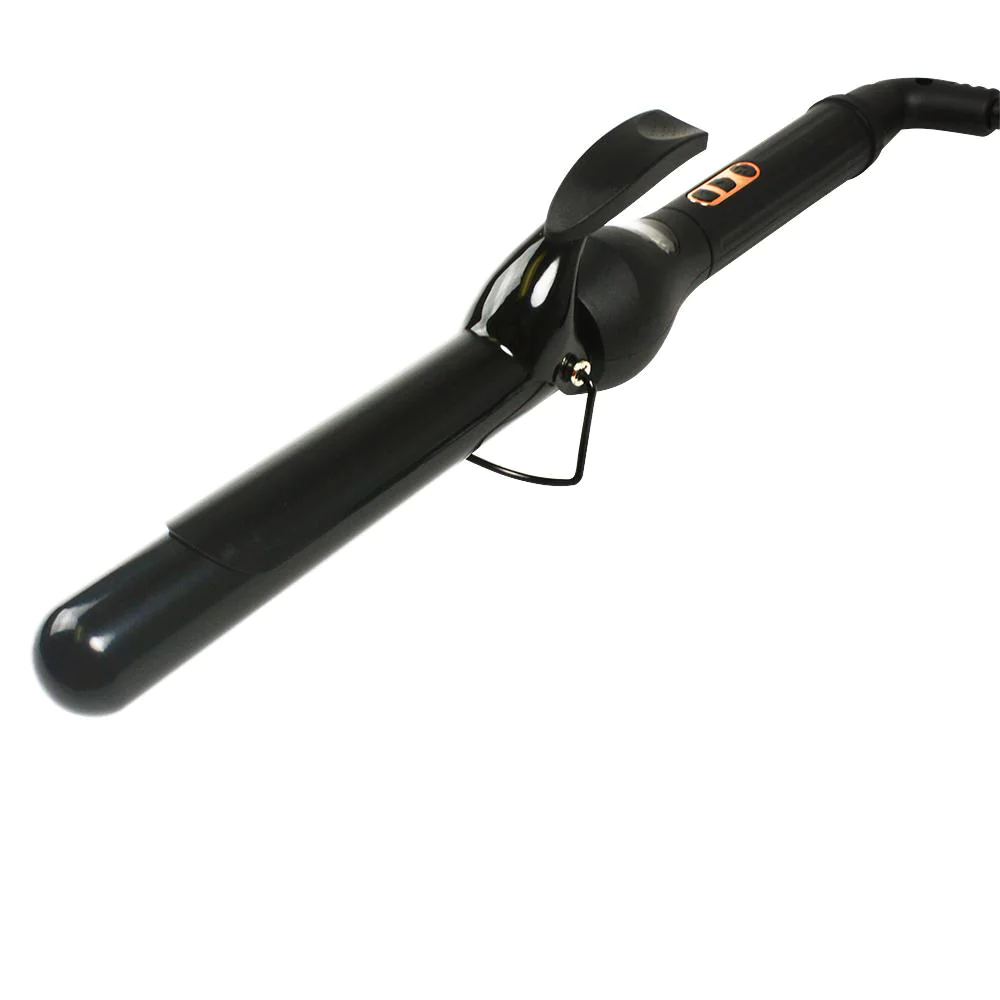 Digital Curling Iron for All Hair Types 25mm Curling Iron with LCD Display Kim Kimble Digital Curling Iron for Salon Use
