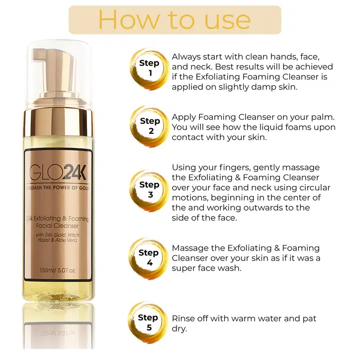 Skin exfoliator Gentle exfoliating cleanser Face wash
