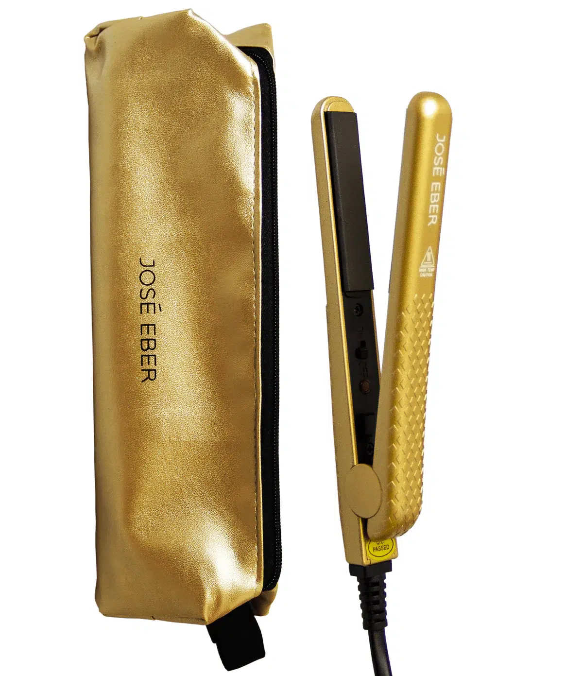 Portable Hair Straightener Gold Flat Iron Hair Care and Styling Ceramic Flat Iron